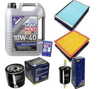 Set di filtri, 5 litri, olio motore MoS2, scorrevole, 10W-40, SCT, Germania, filtro abitacolo
