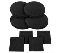 Set di filtri a carbone attivo per secchi da cucina, include 4 filtri quadrati e 4 rotondi per controllare e promuovere una gestione sostenibile dei rifiuti