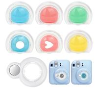 Set di filtri a colori compatibili con Fuji Instax Mini 12, filtro per fotocamera, filtro istantaneo speciale, set di filtri per lenti a chiocciola, giallo, rosa, blu, verde, compatibile con uno