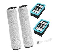 Set di filtri a spazzola rotante di ricambio for Bissell for CrossWave 3831 HF2 3845 3847 3848, kit di accessori da 5 pezzi for aspirapolvere a umido e a secco