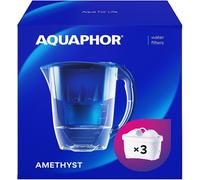 Set Di Filtri AQUAPHOR Amethyst Inclusi 3x CARTUCCE MAXFOR+ Blu