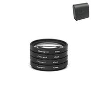 Set di filtri Close-Up da 43 mm + 1 + 2 + 4 + 10 lenti macro Close Up 43 mm
