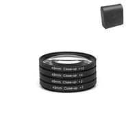 Set di filtri Close-Up da 49 mm + 1 + 2 + 4 + 10 lenti macro Close Up 49 mm