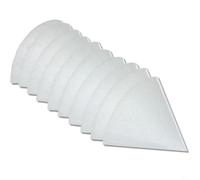 Set di filtri conici per valvole di scarico Zehnder, Helios, Maico, Pluggit 10 pezzi/20 filtri in tessuto sintetico premium (A)