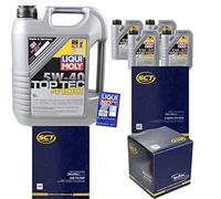 Set di filtri da 9 litri, olio motore Top Tec 4100 5W-40 SCT Germany