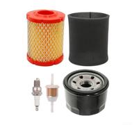Set di filtri dell'aria e filtro dell'olio per 547cc per trattori tosaerba OHV, modello XT1-LT42 e XT1-LT46, ricambio 937-05066, robusta struttura in metallo e plastica per efficienza