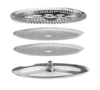 Set di filtri di ricambio per caffettiera francese da 150 pezzi, accessori per caffettiera riutilizzabili e durevoli, in acciaio inox, filtro di ricambio per caffettiera francese (600 ml)