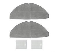 Set di filtri e panni di ricambio per Conga 7490 per XTreme e 7490 per Genesis che supportano la filtrazione della polvere e l'efficace pulizia del pavimento (A)