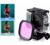 Set di filtri Filtro lente Snorkel per 9/10 Nero Super Suit originale Custodia Accessori Adatto per uso sommerso/riprese in acqua marina/riprese in acqua dolce (purple)