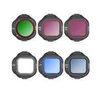 Set di filtri for lenti, compatibile for Mini 5 Pro Drone 1/4 Black Mist UV CPL Natural Night ND8/16/32/64/128 Kit ND(6 Pack)