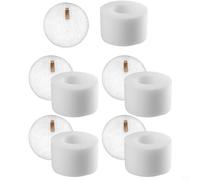 Set di filtri in feltro e schiuma per aspirapolvere per MessMaster Portable Wet Dry VS100 VS101, accessori di ricambio per aspirapolvere per MessMaster VS100 VS101 (5 set)