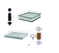 Set Di Filtri KNECHT Adatto Per 2.0 TDI BiTDI VW AMAROK 2H S1/122-180CV