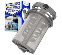 Set di Filtri Lavastoviglie per Pulizia Grossolana e Fine con Codice Originale 1796090700 1796092100 per Beko - Garanzia di 10 Anni - MONTERAL