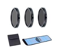 Set di filtri ND2 ND4 ND8 e sacchetto filtro nero per Panasonic Leica DG Macro-Elmarit 45mm f/2.8 ASPH. MEGA O.I.S. Lens