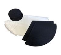 Set di filtri per Aspirapolvere di Ricambio per Filter Queen Majestic Queen 360-12 filtri Conici + 2 filtri a Carboni Attivi + 2 filtri Protezione Motore