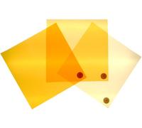 Set di filtri per correzione colore dalla luce diurna alla luce ad incandescenza CTO 24 x 24 cm, 3 confezioni da 3 pezzi