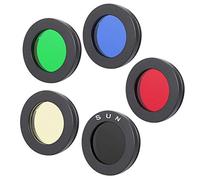 Set di filtri per lenti oculari per telescopio ZenithAur, filtro colorato da 1,25/31,7 mm per una migliore osservazione a Luna e dei pianeti, compatibile con la maggior parte