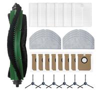 Set di filtri per spazzola laterale per robot detergente Conga 8490 (B) | Per materiali plastici in nylon ABS resistente, efficace intrappolamento dello sporco, prestazioni di lunga durata
