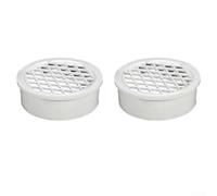 Set di filtri rotondi per lo scarico, con design a rete diamantata, per doccia, vasca da bagno, lavello della cucina, protezione anti intasamento (160)