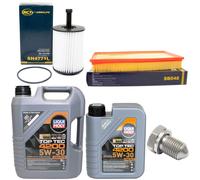 Set Di Filtro Olio 5W-30 6 Litri + Vite Di Scarico Per Audi TT Seat VW Golf IV