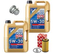 Set Di Filtro Olio Motore 5W-30 LIQUI MOLY 10 Litri + Vite Per Mercedes Sprinter