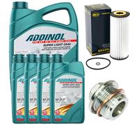 Set Di Filtro Olio Motore ADDINOL 5W-40 9 Litri + Vite Per VW LT 28-35 28-46 II