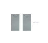Set di fissaggio autoadesivo per portafoto, supporto per specchi, supporto per Dibond (2x supporto | cuscinetti in silicone, 200x100mm)
