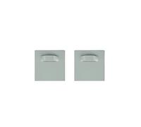 Set di fissaggio autoadesivo, supporto per specchietti Dibond, lamiere adesive (2 supporti, 45 x 45 mm)