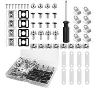 Set di fissaggio per casco da hockey - Kit viti per casco da hockey | Ricambi per casco 57X, Kit hardware con clip e viti, strumenti di manutenzione per casco da calcio,