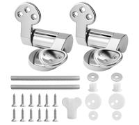 Set di fissaggio per WC in lega di zinco, accessori di fissaggio per WC con abbassamento automatico e accessori di montaggio, per il bagno, riparazione WC