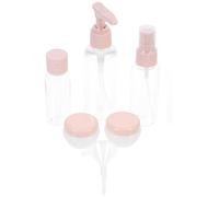 Set di Flaconi da Viaggio in Plastico, 80ml 50 Ml | Contenitori per Viaggio Leggeri, Chiusura Ermetica e Anti Perdita, per Trasferta e Vacanza