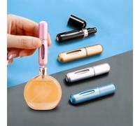 Set di flaconi da viaggio per profumo, 5 ml, atomizzatore ricaricabile anti-perdita, spray portatile per il trasporto, palestra e vacanze, ideale come regalo, colori casuali