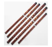 Set di flauto di bambù Strumento per prestazioni professionali di flauto di bambù per principianti 5 pezzi