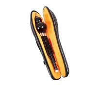 Set Di Flauto Zucca A 7 Fori Con Chiave C. Lega Rame E Nichel ABS Leggera Portatile Adatta Ai Principianti Novizio Hulusi