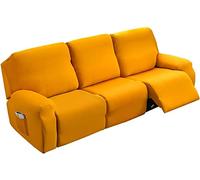 Set di fodere per divano reclinabile, 4/6/8 pezzi, in spandex elasticizzato per 1/2/3 posti, protezione per animali domestici e bambini, colore #9, fodera per poltrona reclinabile elettrica, morbida e
