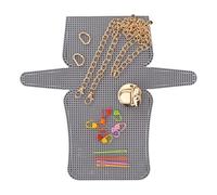 Set di fogli di tela in maglia acrilica multiuso per ricamo e lavoro a maglia borsa a tracolla borsa per fare accessori artigianali fogli di tela acrilica a rete per borsa borsa, Set 1 Large Size, One