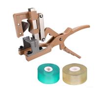 Set di forbici da innesto per uso in giardino con lama SK5 per tagli puliti a V per rami 8 20 mm, manico ergonomico per un uso prolungato comfort e due nastri da innesto da 3 cm