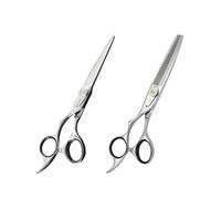 Set di forbici per capelli mancino da 6 pollici - Forbici da barbiere e forbici per parrucchiere Deseaddensare