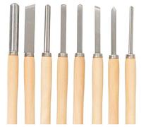 Set di forbici per legno, 8 pezzi, set di forbici per tornio, forbici da legno, per principianti, scultore, falegname, dilettante