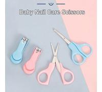 Set di forbicine per unghie per neonati, forbicine per unghie antistrappamento per neonati e bambini, articoli per l'infanzia Tagli UnicaBlocchi di colore,Colore unicoAcciaio inossidabile