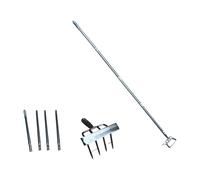 Set di forche da scavo resistenti per scavare, allentare il terreno e liberare la crescita, lunghezza regolabile, manico da 150 cm
