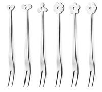 Set di Forchettine Party 6 Pezzi in Acciaio Eme Cadeau