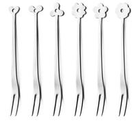 Set di Forchettine Party 6 Pezzi in Acciaio Eme Cadeau