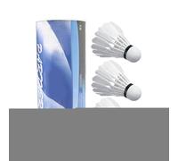 Set Di Foresti Di Piume - Di Volo Veloce, Strumento Di Racket Di Precisione, Palla Di Cazzo Bianco, Navetta A Impatto Stabile | Attrezzatura Ad Alte Prestazioni Per Il Gioco Indoor Di Badminton