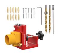 Set di fori per tenone, guida angolare per lavori in legno, ricerca di collegamento per carpenteria con aspirazione della polvere, per montaggio a soffitto, per lavori di bricolage e hobby