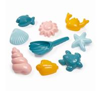 Set di Formine da Sabbia con Paletta a Forma di Conchiglia