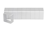 Set di Formine per Biscotti, 10 Pezzi in Acciaio Inox per Biscotti in Metallo, Formine per Biscotti, Fondente, Pancake, per Cucina, Cottura, Celebrazione, Festa(Piazza)