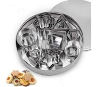 Set Di Formine per Biscotti 24Pezzi Taglierine Del Biscotto in Acciaio Inossidab