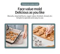 Set di formine per biscotti a forma di casetta di pan di zenzero - Formine per biscotti 3D a forma di casetta, kit per casetta di pan di zen