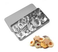 Set Di Formine Per Biscotti Geometriche Tagliabiscotti A Cuore Tondo 30pz Mini Formine Per Biscotti 3d Stampo Per Biscotti Kit Per Biscotti Set Di Stampini Per Biscotti Strumenti Fai-Da-Te